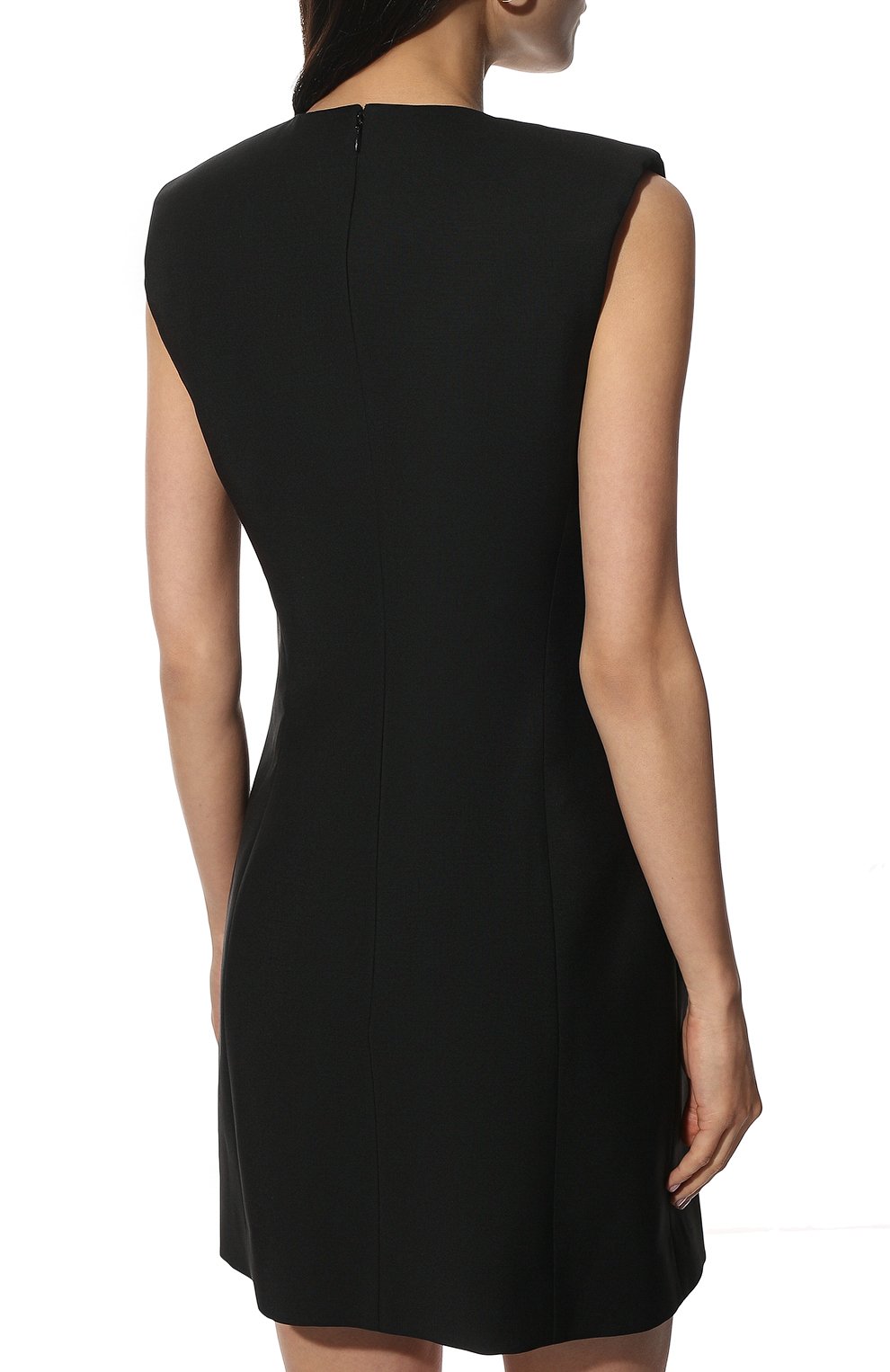 Шерстяное платье GIVENCHY черного цвета по цене 217500 руб., арт. BW21AA13QB, фото 4 Шерстяное платье GIVENCHY, арт. BW21AA13QB, фото 4