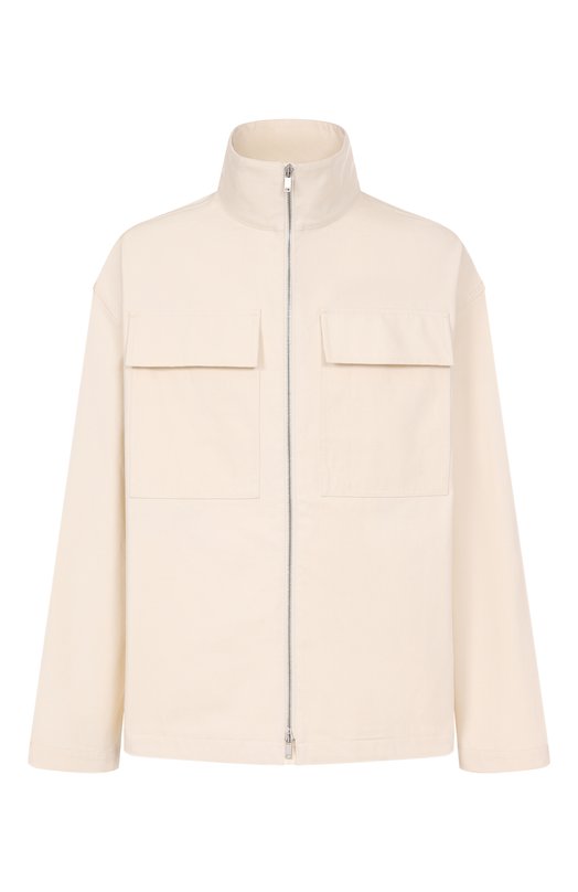 Хлопковая куртка Jil Sander J47SW0006-J45267 Кремовый J47SW0006-J45267