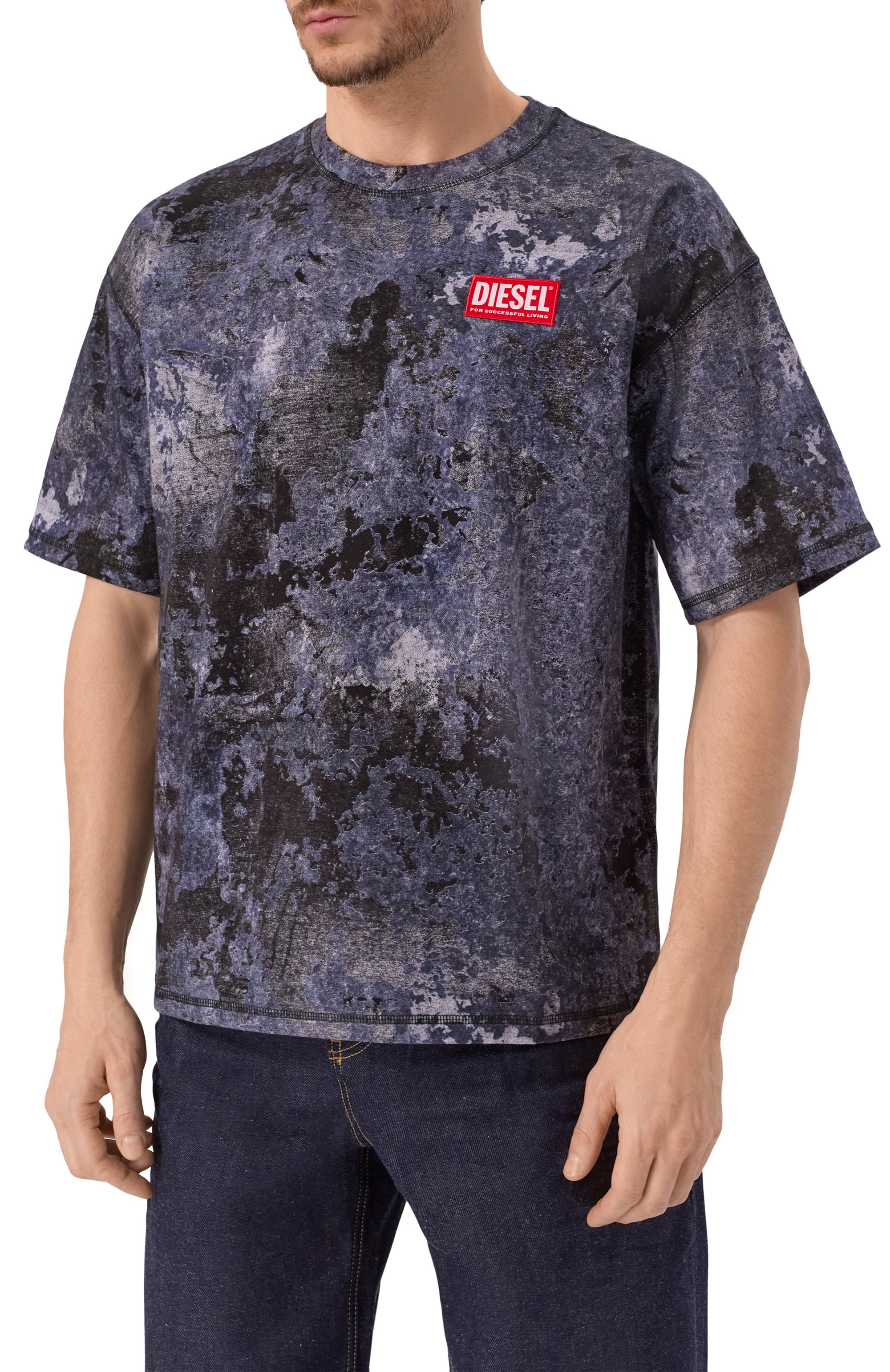 Хлопковая футболка DIESEL, арт. A16403/0QLAF, фото 3