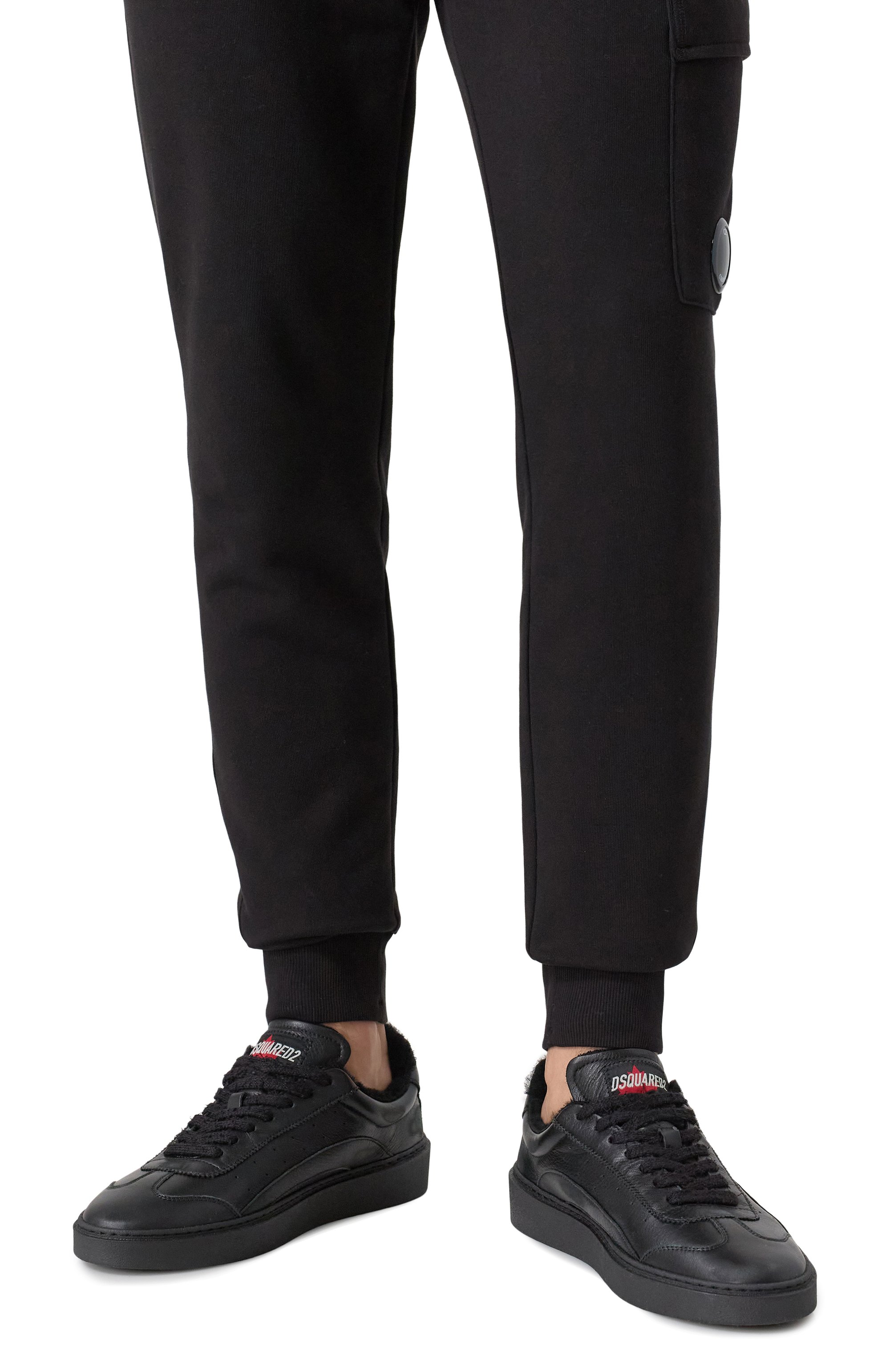 Кожаные кеды rider DSQUARED2, арт. SNM0452/01506719, фото 3