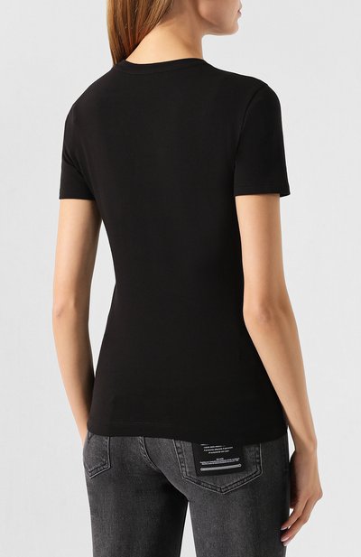 Хлопковая футболка VERSACE JEANS COUTURE, арт. B2HUA7AE-UDP608 BAR0QUE/30215, фото 4