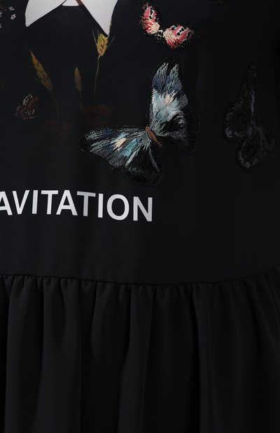 Платье VALENTINO черного цвета по цене 333000 руб., арт. SB3VANX54Z0, фото 5 Платье VALENTINO, арт. SB3VANX54Z0, фото 5