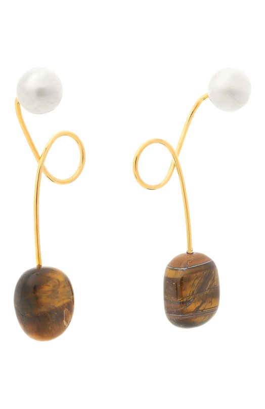 Серьги Dries Van Noten 018221-087-709 Коричневый  018221-087-709 Фото 3