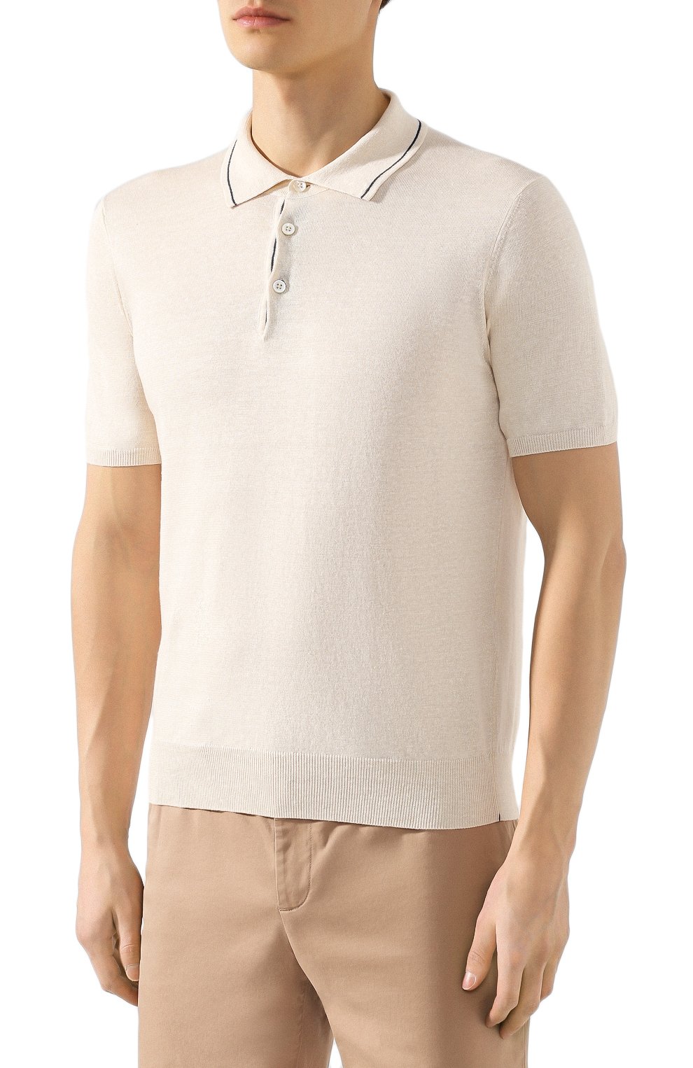 Поло изо льна и хлопка FIORONI, арт. MK20701C1, фото 3