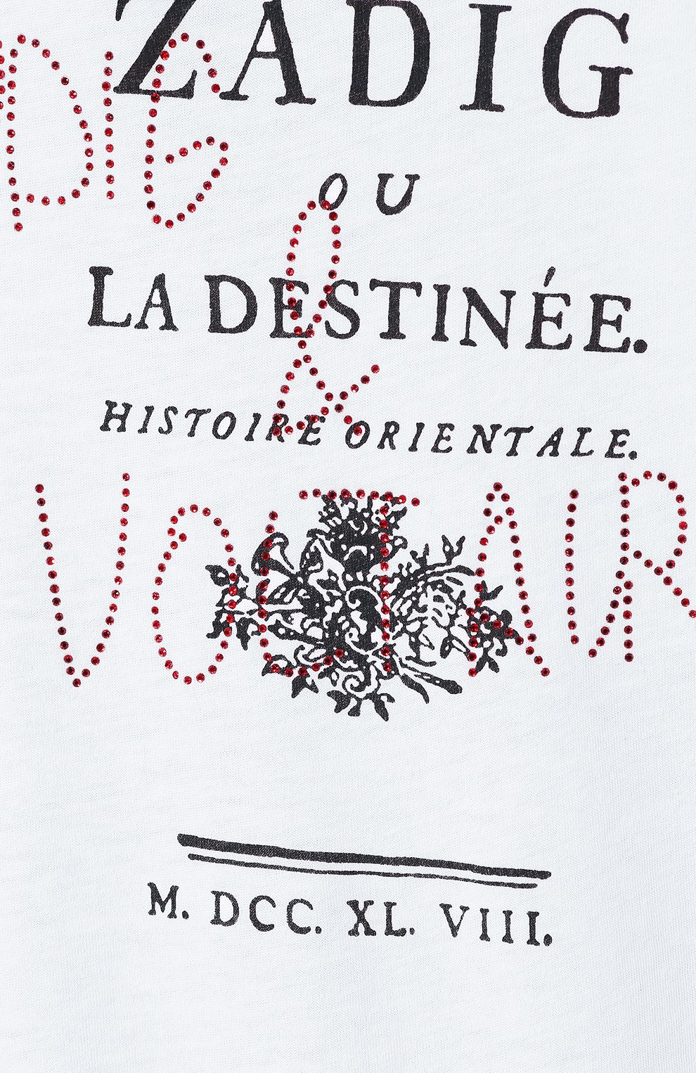 Хлопковая футболка ZADIG AND VOLTAIRE, арт. SJTS7401F, фото 5