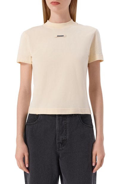 Хлопковая футболка JACQUEMUS, арт. 24ETSW00133/AJ00124, фото 3