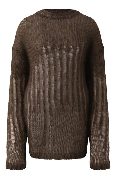 Женский свитер из шерсти и шелка ANN DEMEULEMEESTER, арт. 2402-W-KN09-KN044-099