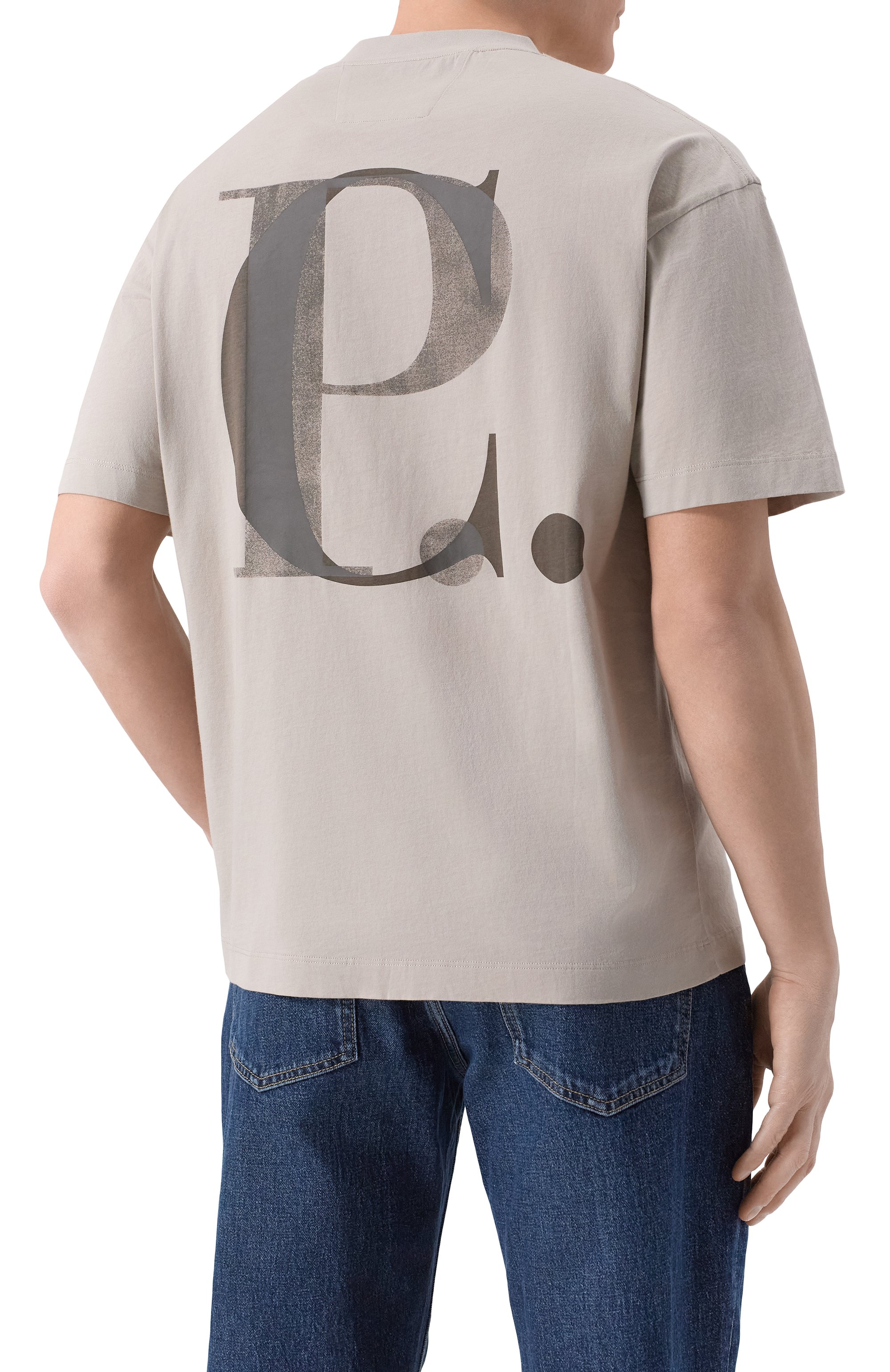 Хлопковая футболка C.P. COMPANY, арт. 20CMTS087A/005100W, фото 4