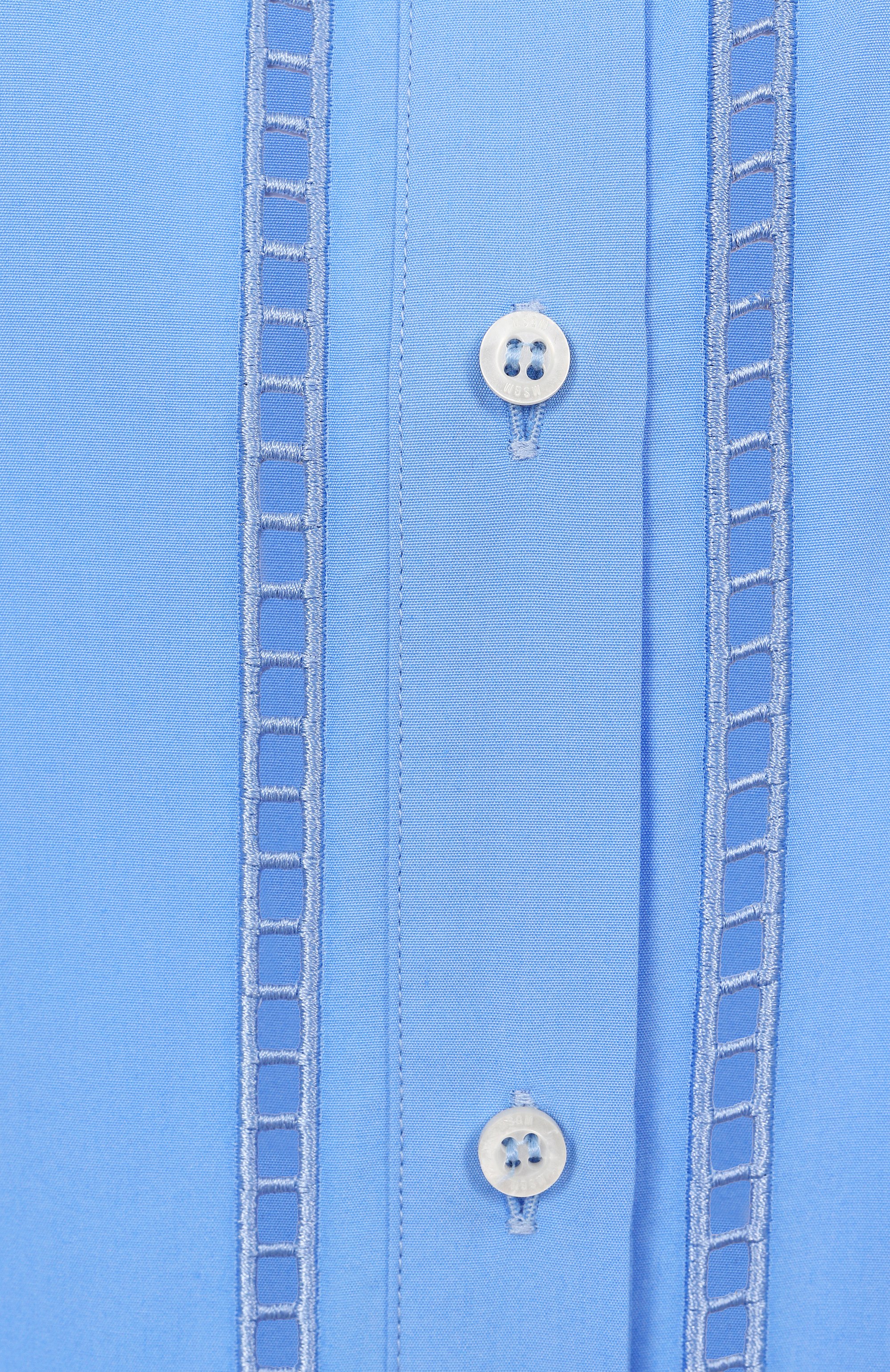 Хлопковая рубашка MSGM, арт. 3841MDE10X/257100, фото 6