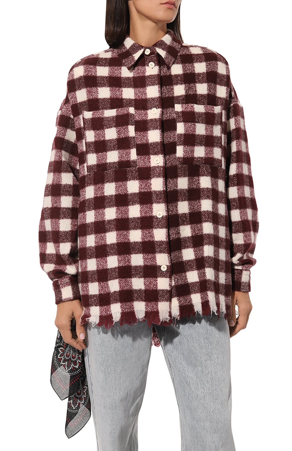 Шерстяная рубашка DESTIN, арт. DDW3ANNASACA, фото 3