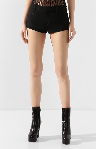 Шерстяные шорты SAINT LAURENT, арт. 614791/Y399W, фото 3