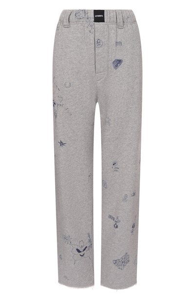 Женские хлопковый брюки VETEMENTS, арт. MH27SP179G