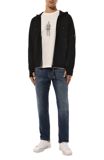 Хлопковая футболка C.P. COMPANY, арт. 17CMTS164A006586W, фото 2