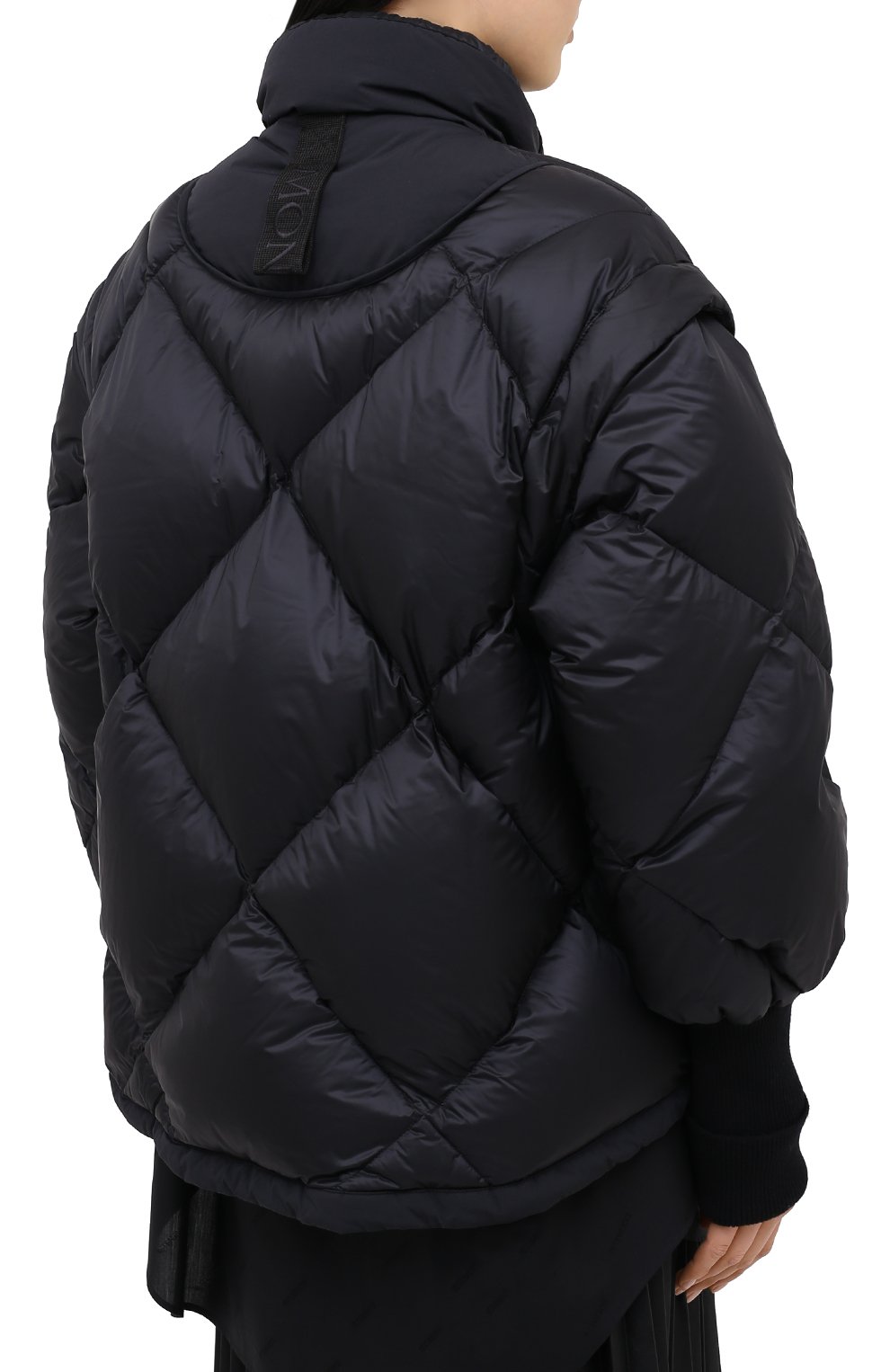 Пуховик MONCLER черного цвета по цене 138500 руб., арт. F2-094-1A506-00-C0614, фото 5 Пуховик MONCLER, арт. F2-094-1A506-00-C0614, фото 5