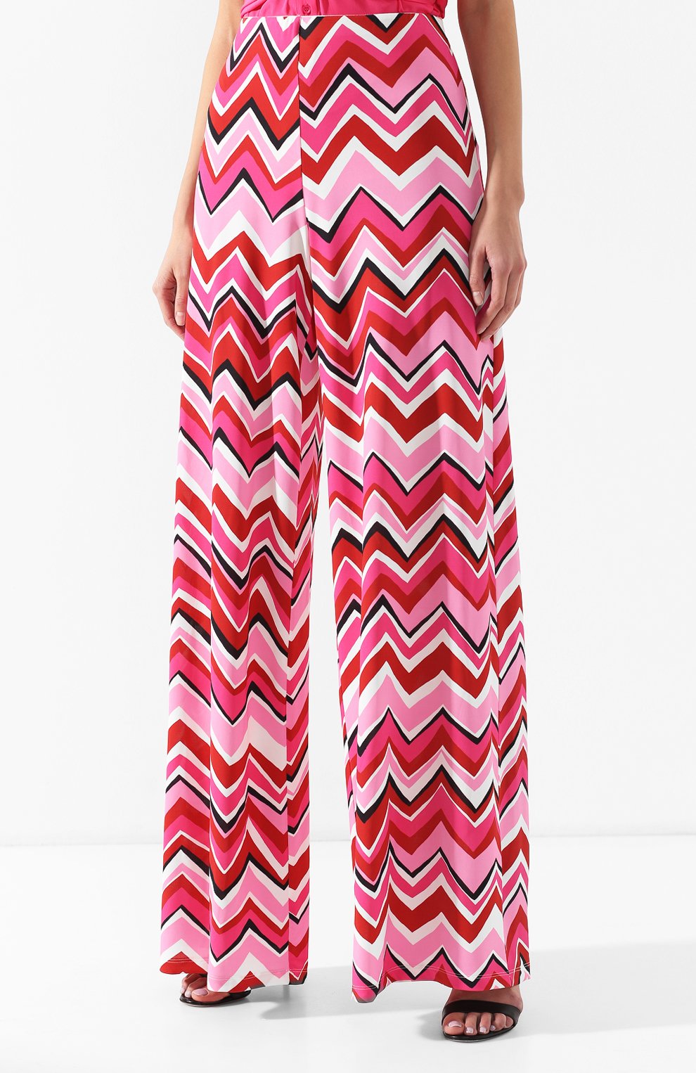 Брюки из вискозы M MISSONI малинового цвета по цене 33250 руб., арт. 2DI00012/2J0006, фото 3 Брюки из вискозы M MISSONI, арт. 2DI00012/2J0006, фото 3