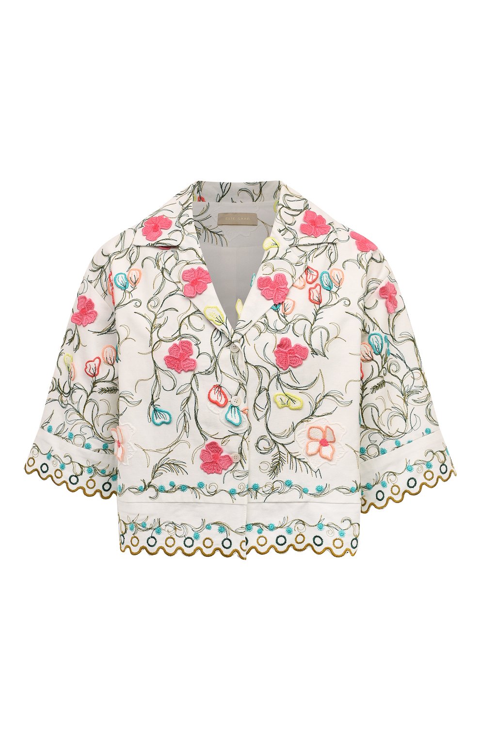 Хлопковый жакет ELIE SAAB, арт. J0017N, фото 1