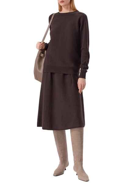 Сапоги из нубука BRUNELLO CUCINELLI бежевого цвета по цене 262500 руб., арт. MZDCC3057P, фото 3 Сапоги из нубука BRUNELLO CUCINELLI, арт. MZDCC3057P, фото 3