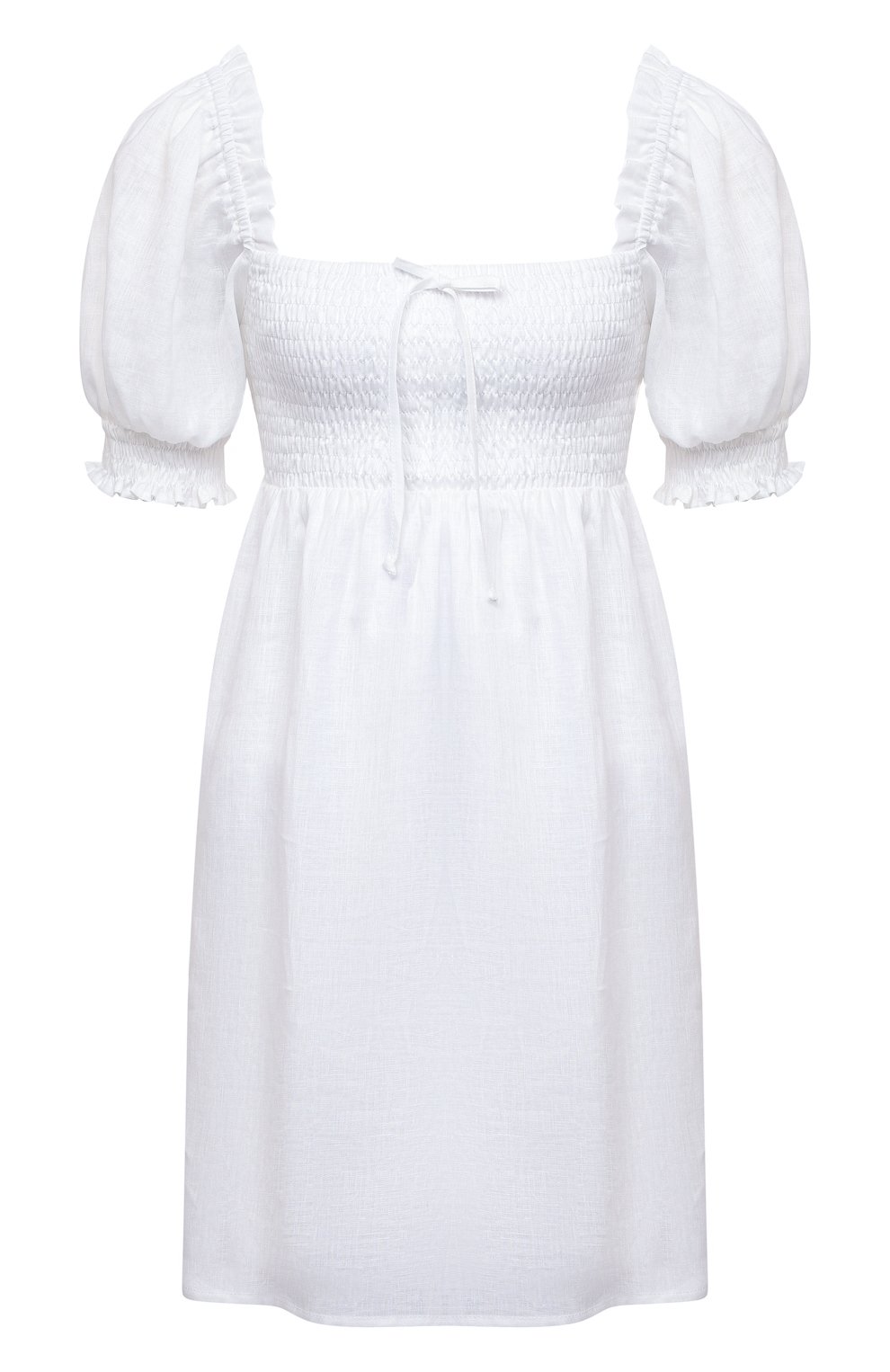 Льняное платье FAITHFULL THE BRAND белого цвета по цене 28000 руб., арт. FF1892-WHT, фото 1 Льняное платье FAITHFULL THE BRAND, арт. FF1892-WHT, фото 1