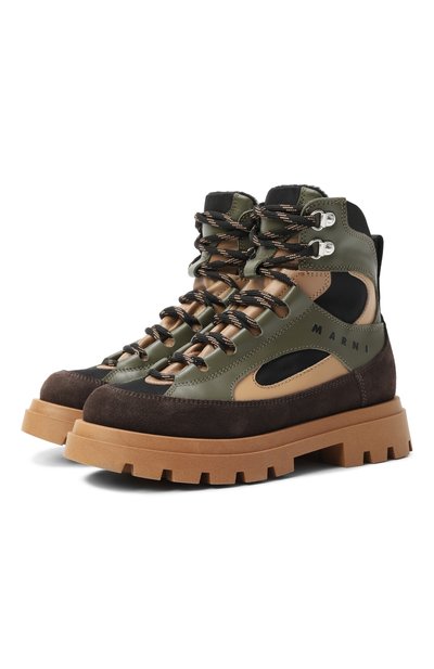 Комбинированные ботинки MARNI, арт. 82065/28-35