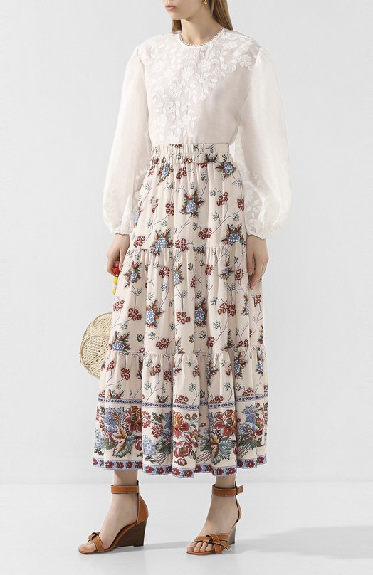 Юбка из вискозы Vilshenko Morye Бежевый, фото 2