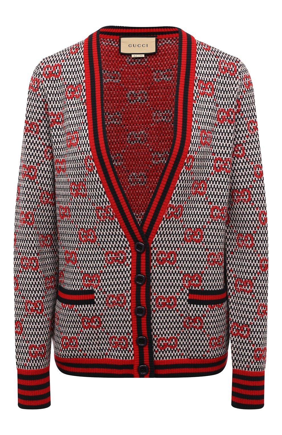 Шерстяной кардиган GUCCI, арт. 644779 XKBOR, фото 1