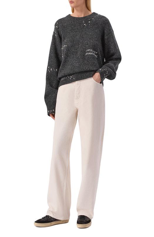 Свитер DOMREBEL RENEGADE/KNIT CREWNECK Серый  RENEGADE/KNIT CREWNECK Фото 2