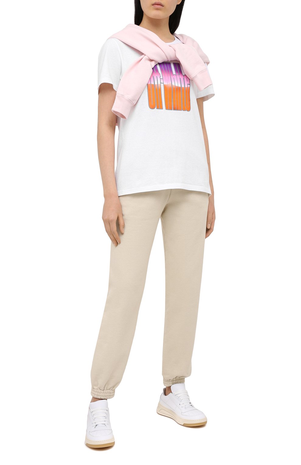 Хлопковые джоггеры OFF-WHITE, арт. 0WCH006R21JER003, фото 2