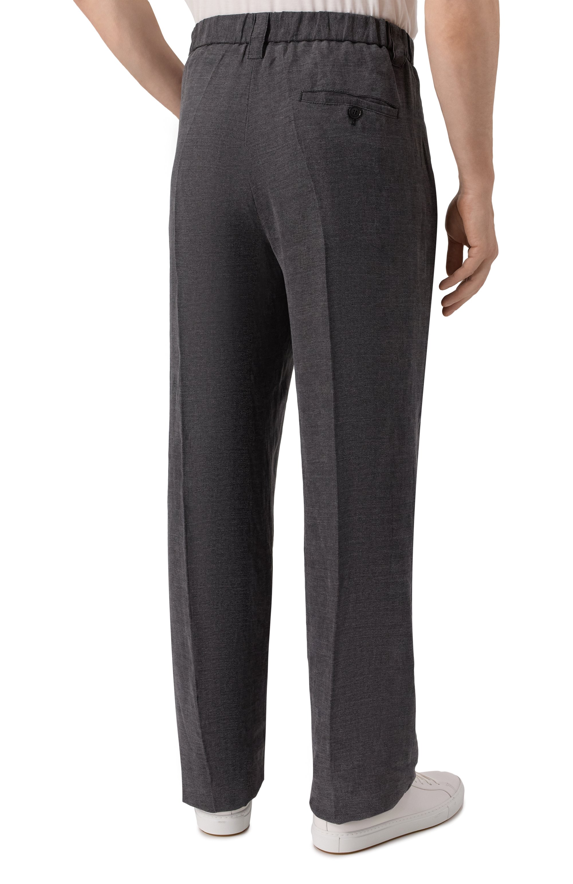 Льняные брюки GIORGIO ARMANI, арт. GM001741/TE15998, фото 4