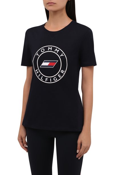 Хлопковая футболка TOMMY HILFIGER, арт. S10S101046, фото 3