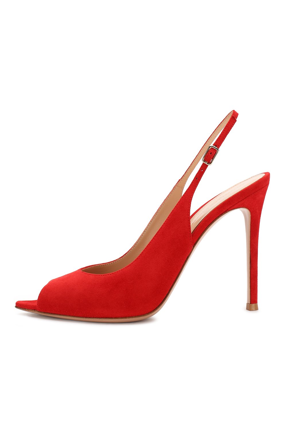 Замшевые босоножки GIANVITO ROSSI, арт. G31682.15RIC.CAMTABS, фото 3