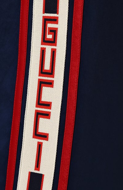 Укороченные брюки прямого кроя с контрастными лампасами GUCCI, арт. 495697/Z791A, фото 5