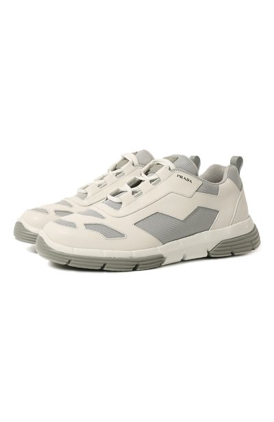 Комбинированные кроссовки PRADA, арт. 4E3563-3LEI-F0W5V, фото 1