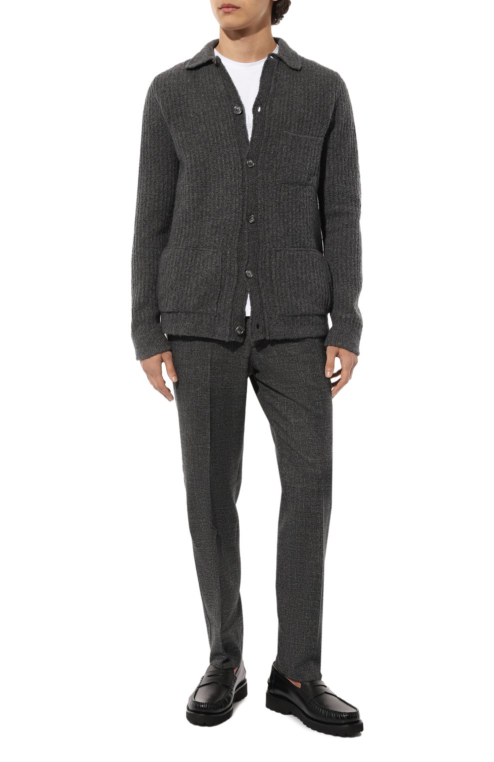 Брюки из хлопка и шерсти CORNELIANI, арт. 924L25-3817340, фото 2