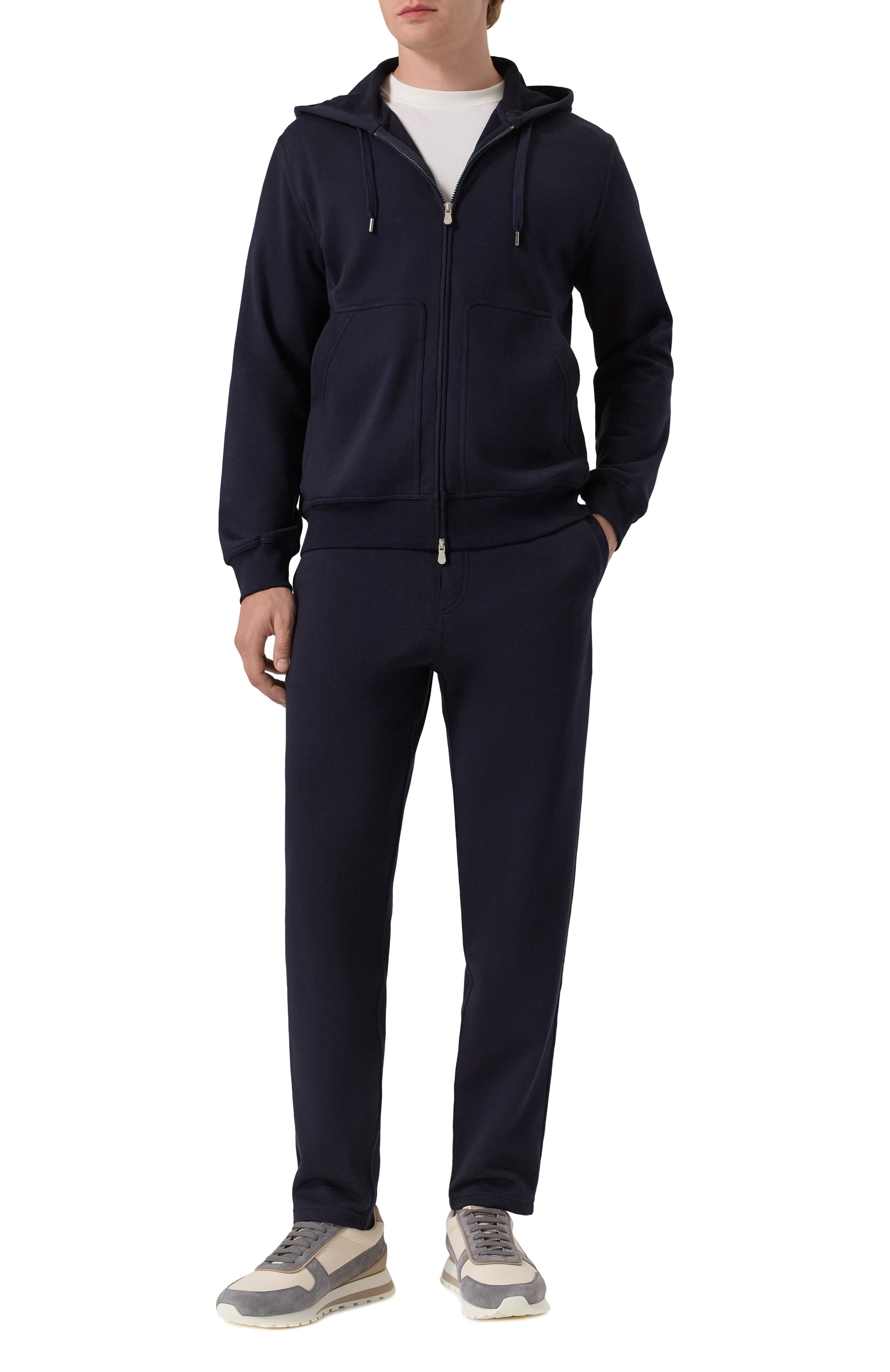 Хлопковая толстовка BRUNELLO CUCINELLI, арт. MW8639069G, фото 2