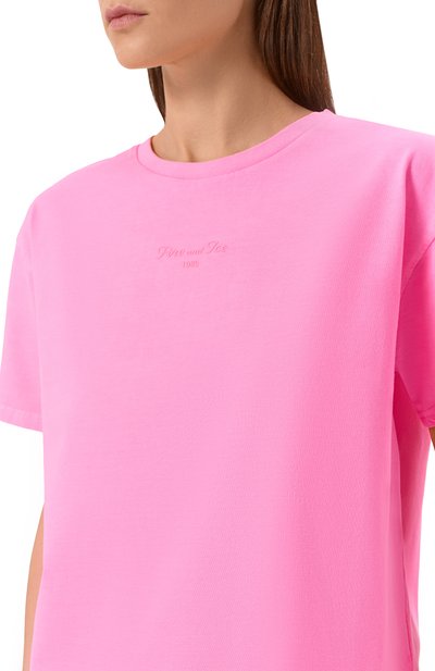 Хлопковая футболка BOGNER FIRE+ICE розового цвета по цене 10650 руб., арт. 54509608, фото 5 Хлопковая футболка BOGNER FIRE+ICE, арт. 54509608, фото 5