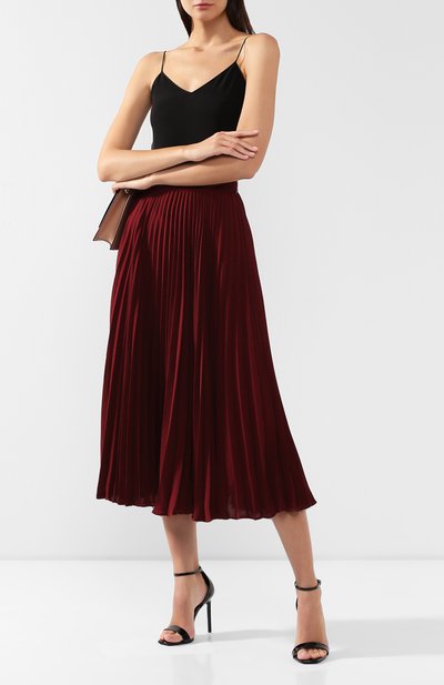Плиссированная юбка VALENTINO, арт. RB0RA4M51MH, фото 2