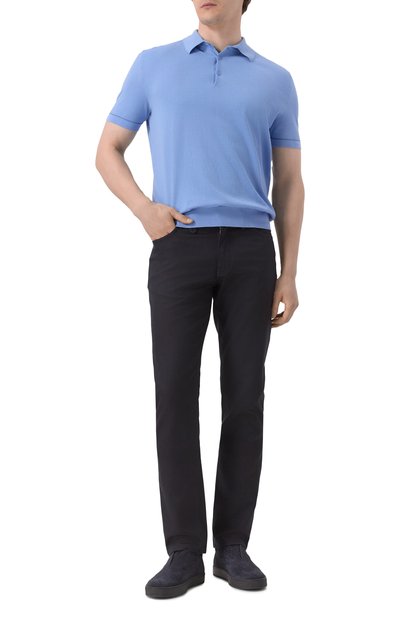 Брюки из шерсти и хлопка BRIONI, арт. SPYB0L/01A4N, фото 2