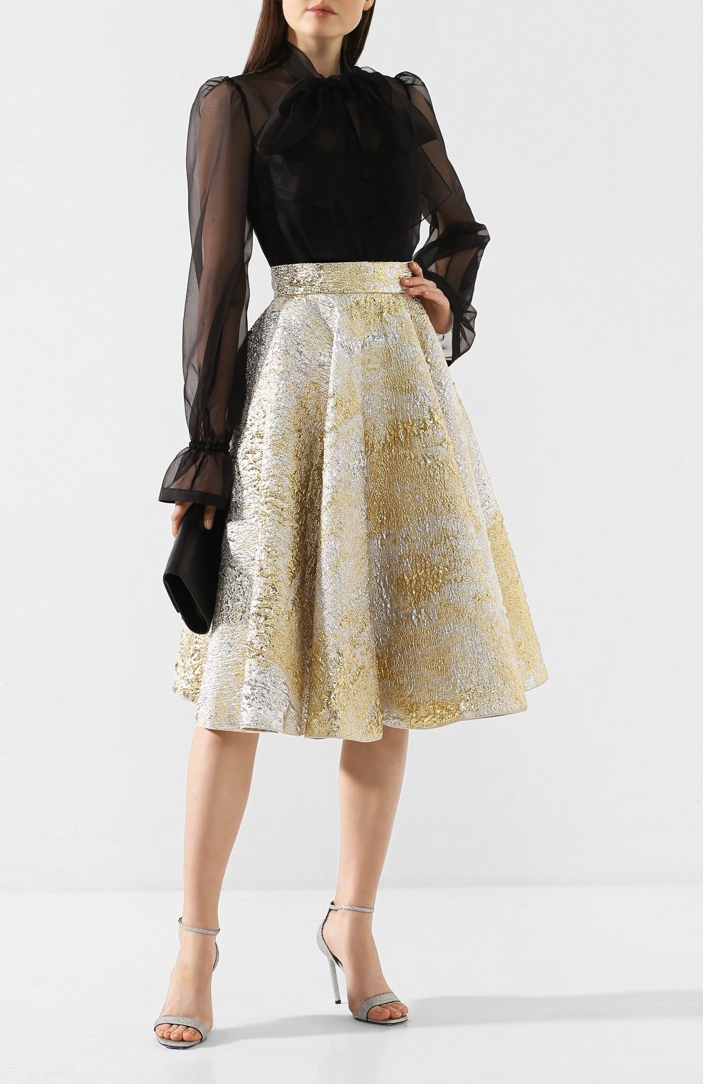 Шелковая блузка DOLCE & GABBANA, арт. F5M35T/FU1BU, фото 2