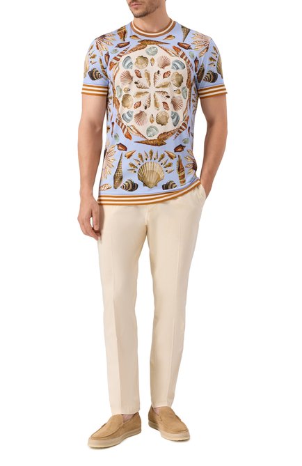Мужская хлопковая футболка DOLCE & GABBANA, арт. G8RN8T/G7PKY