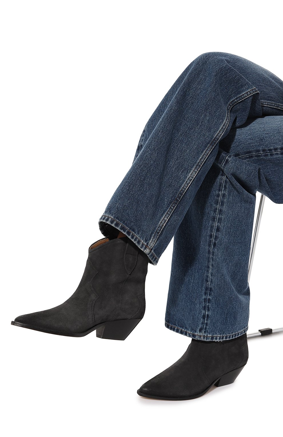 Замшевые казаки ISABEL MARANT, арт. B00002FA-A1A03S, фото 3