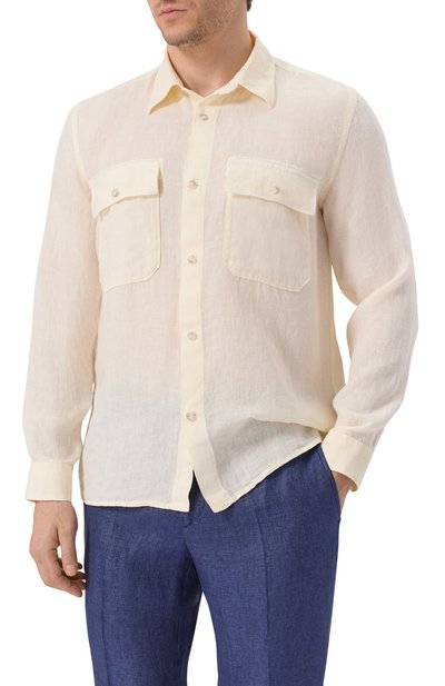 Льняная рубашка 120% LINO, арт. 33ALIM19SG/0115/000, фото 3