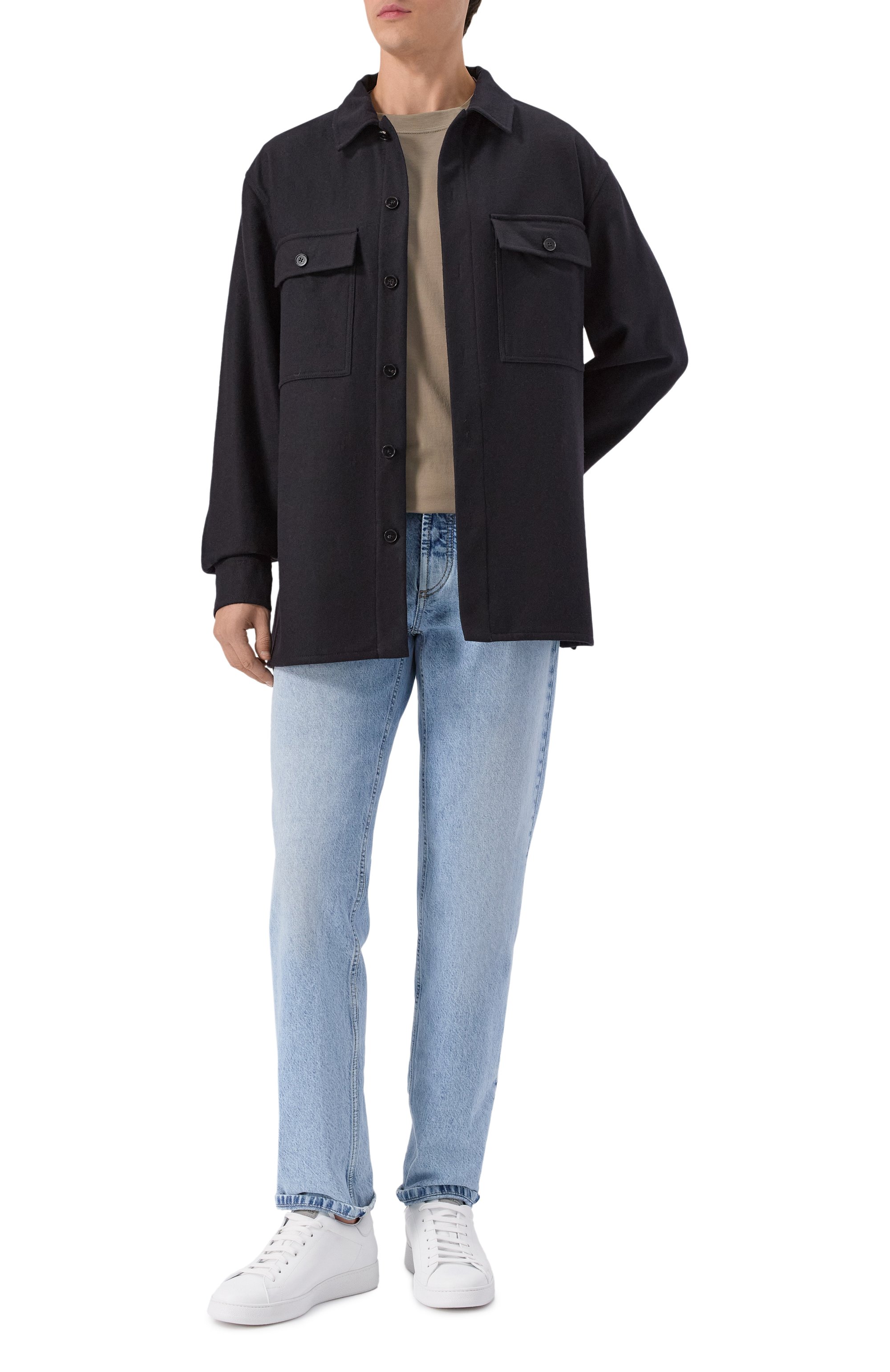 Хлопковая футболка BRUNELLO CUCINELLI, арт. M0B131308, фото 2