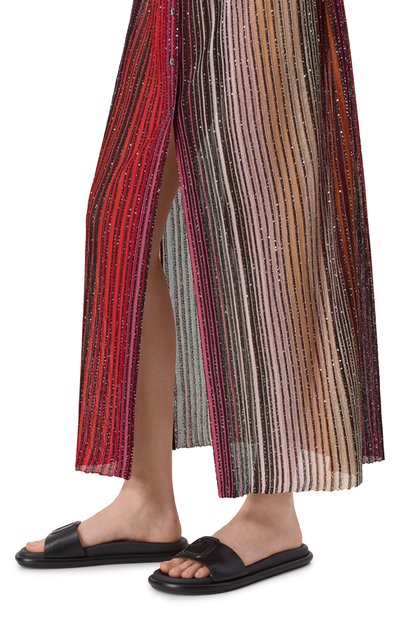 Кожаные шлепанцы SANTONI, арт. WHXG71409G0MTKED, фото 3