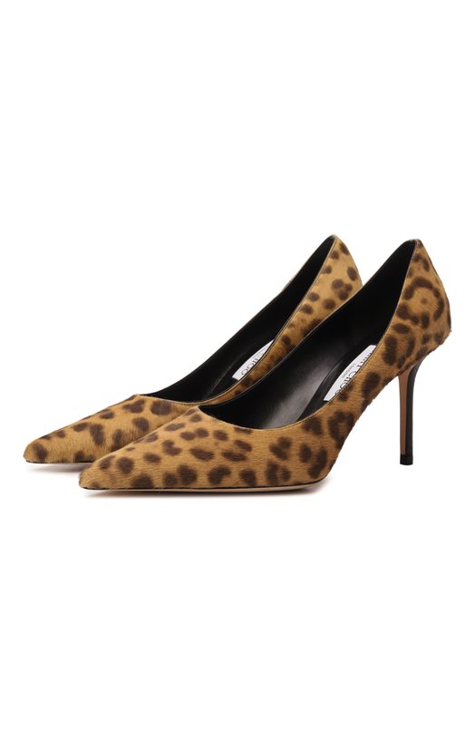 Кожаные туфли Love 85 Jimmy Choo L0VE 85/L0P Леопардовый L0VE 85/L0P
