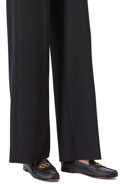 Кожаные лоферы sr sea scale SERGIO ROSSI черного цвета по цене 87550 руб., арт. B11360/MNAN07, фото 3 Кожаные лоферы sr sea scale SERGIO ROSSI, арт. B11360/MNAN07, фото 3