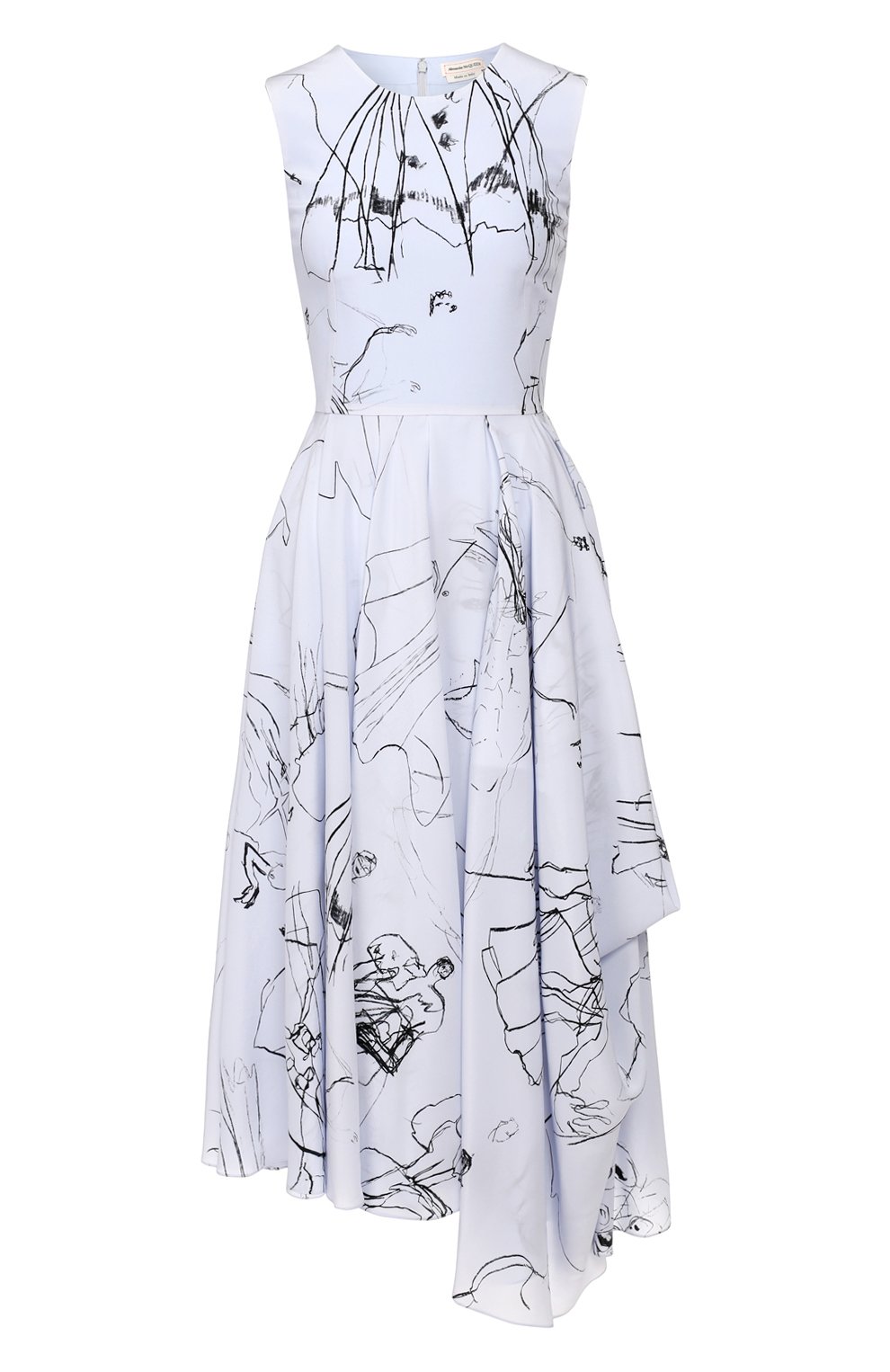 Шелковое платье ALEXANDER MCQUEEN, арт. 621675/QDAAP, фото 1