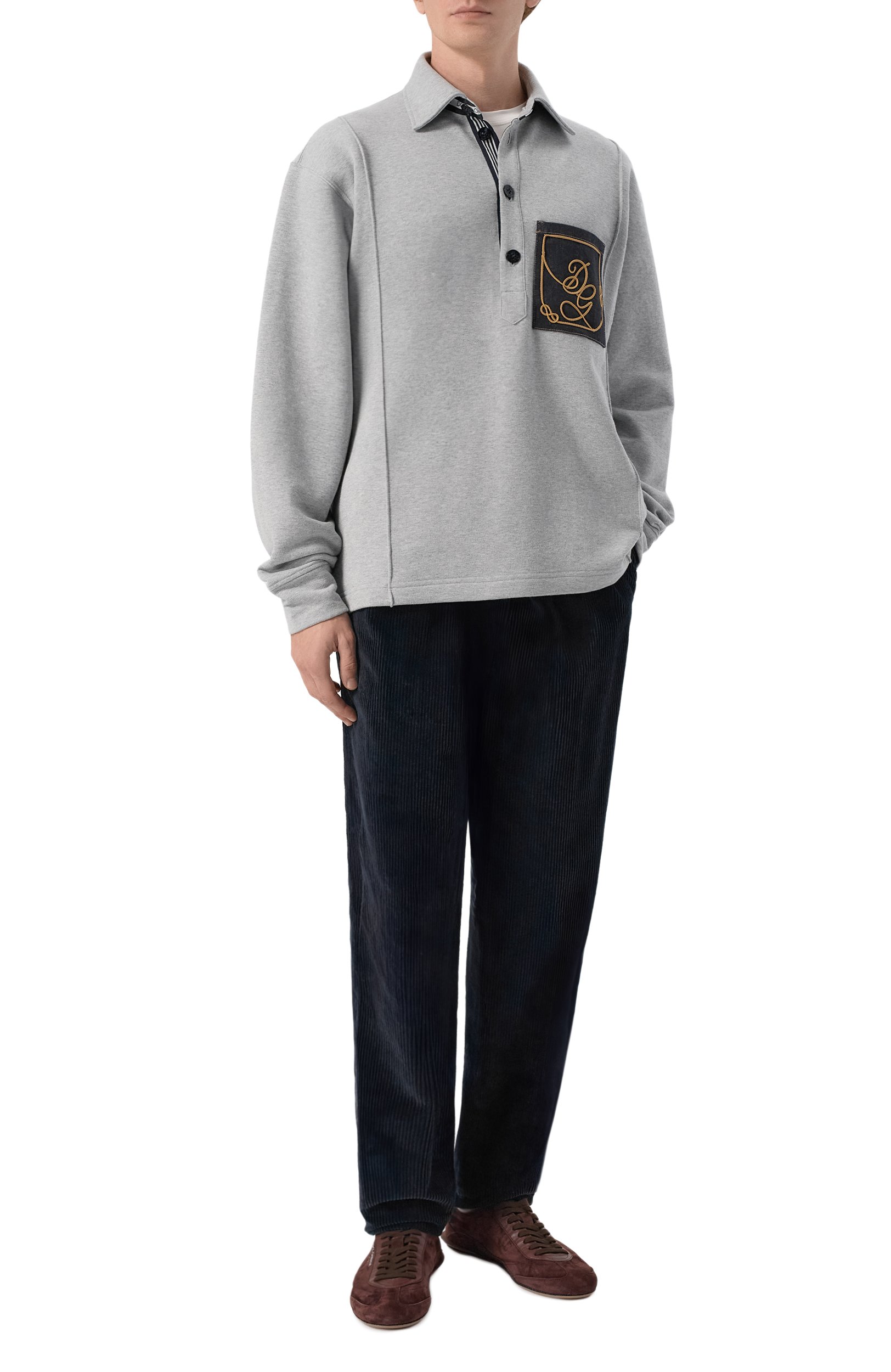 Вельветовые брюки DOLCE & GABBANA, арт. GP13XT/G8NN6, фото 2