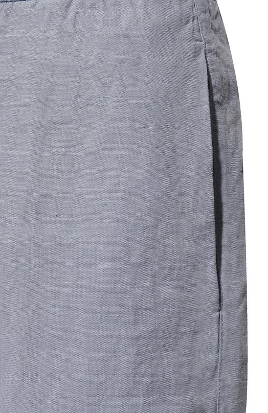 Льняные шорты Canali 95606/SG02985 Голубой  95606/SG02985 Фото 5