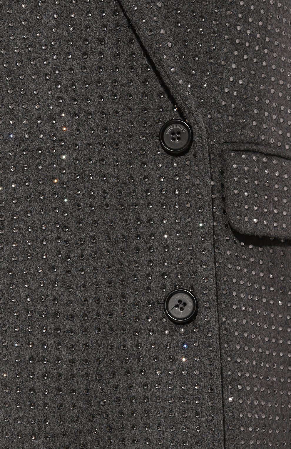 Пальто с отделкой стразами GIUSEPPE DI MORABITO, арт. 03PFC0047FC 03350, фото 5