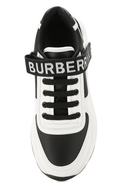 Кожаные кроссовки BURBERRY, арт. 8011531, фото 5